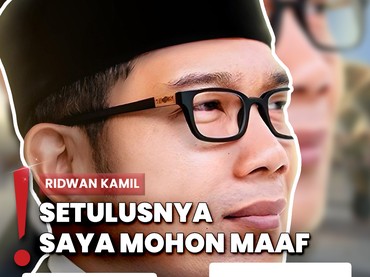 Video: Ridwan Kamil Minta Maaf ke Bu Cinta: Dia Berhak Bahagia