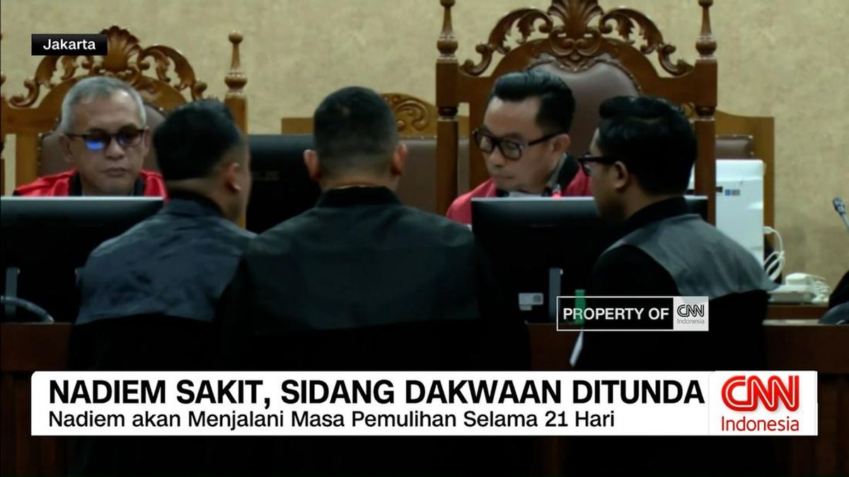 VIDEO: Sidang Dakwaan Nadiem Makarim Kembali Ditunda