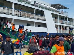 5.500 Penumpang Tiba di Pelabuhan Parepare Saat Puncak Arus Mudik Nataru