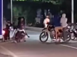 Geng Motor Serang Warga di Jalan Raya Maros, 1 Orang Kena Busur di Dada
