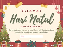 30+ Template Kartu Ucapan Natal 2025 Gratis yang Bisa Diedit, Langsung Pakai!