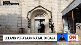 VIDEO: Jelang Natal, Umat Nasrani Gaza Rayakan dengan Sederhana