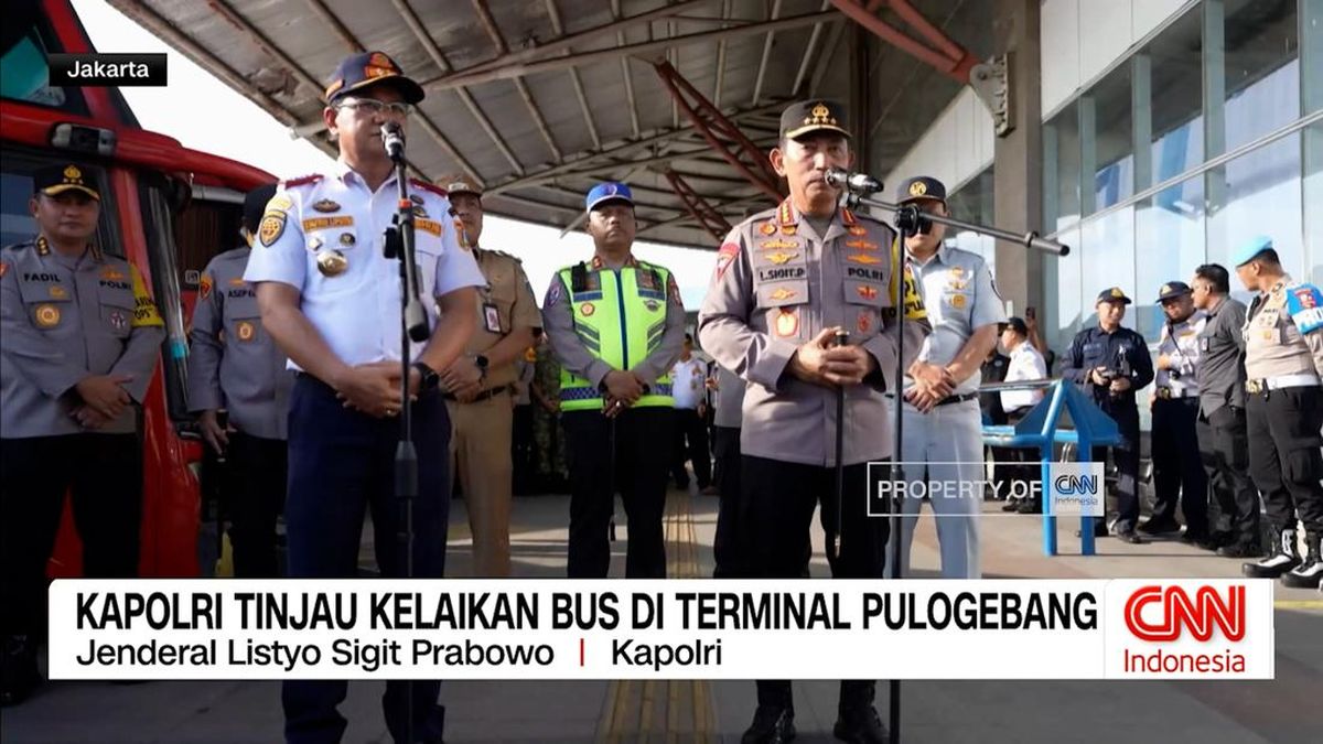 VIDEO: Kapolri Tinjau Kelayakan Bus di Terminal Pulogebang