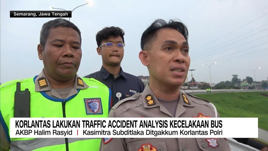 VIDEO: Korlantas Lakukan Traffic Accident Analysis Kecelakaan Bus