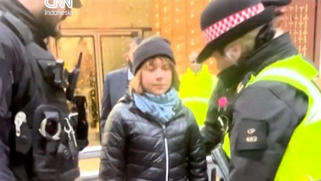 Greta Thunberg Ditahan Polisi saat Demo Palestina di London