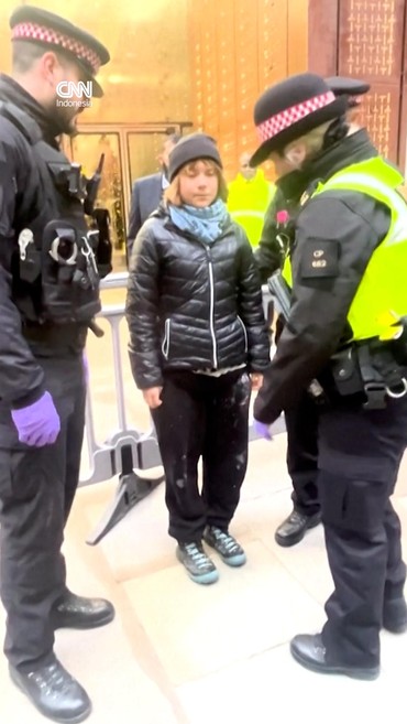 Greta Thunberg Ditahan Polisi saat Demo Palestina di London