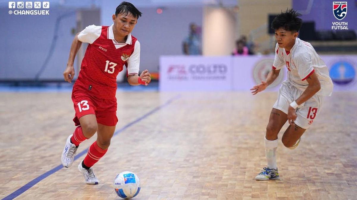 Hasil Piala AFF Futsal U-16: Indonesia Diimbangi Vietnam 2-2