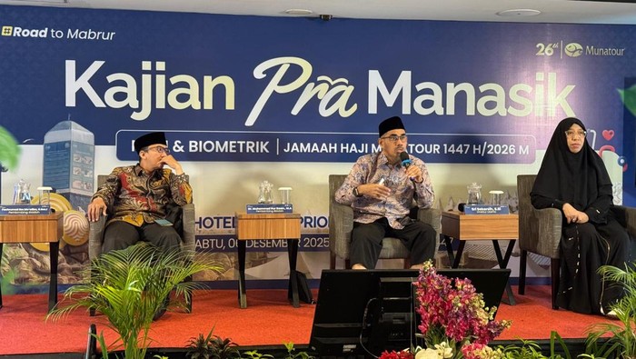 Menyambut Persiapan Haji 1447H, Munatour Menggelar Acara Pra Manasik Haji Pada Sabtu, 06 Desember 2025 di Hotel Aston Priority Simatupang, Jakarta Selatan