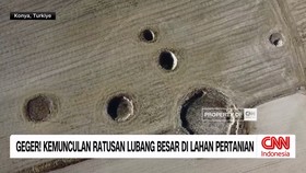 VIDEO: Geger Ratusan Lubang Besar Muncul Di Lahan Pertanian Turki