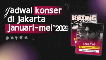 INFOGRAFIS: Jadwal Konser di Jakarta Januari-Mei 2026