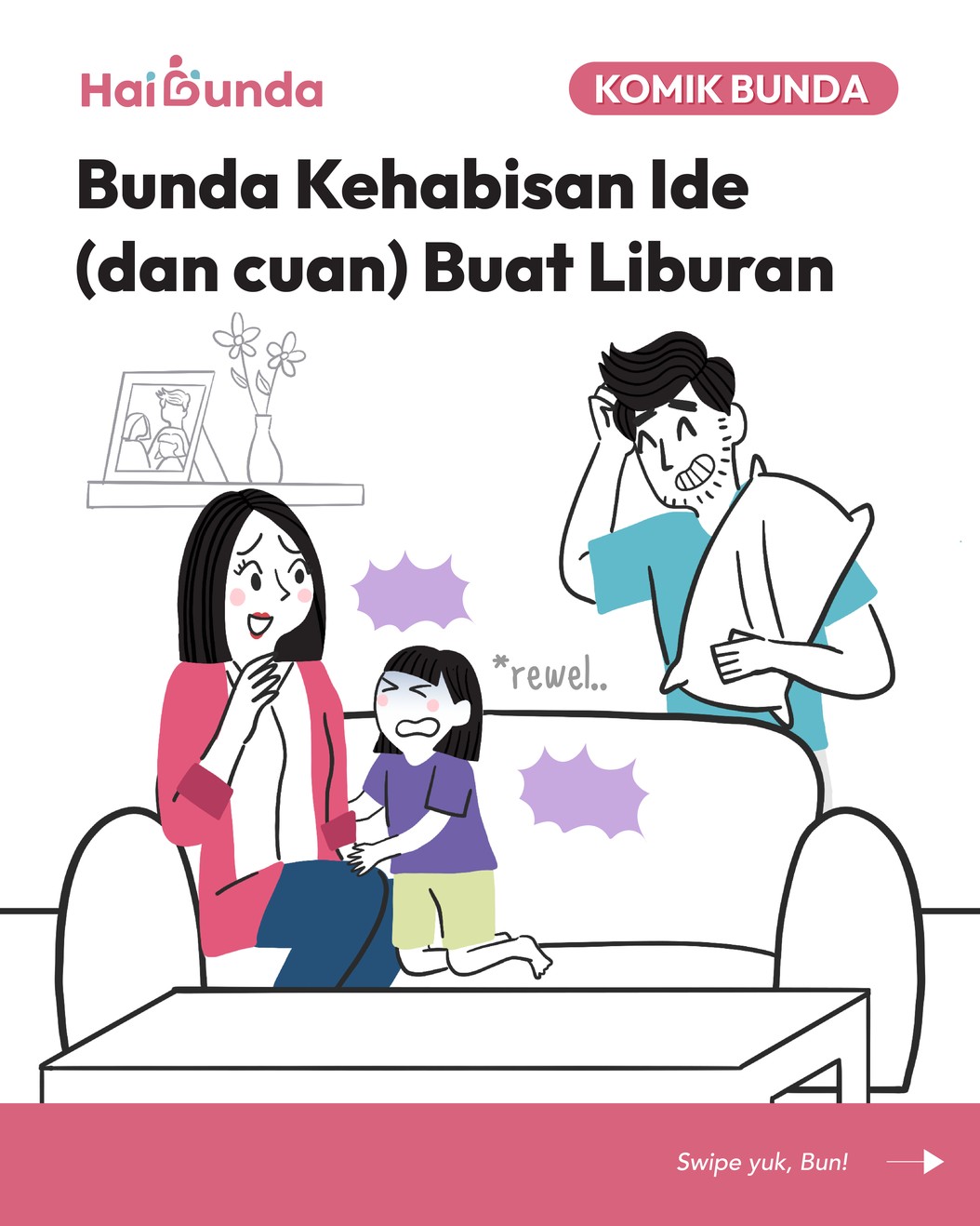 Liburan sekolah yang bertepatan dengan libur Natal dan Tahun Baru ini membuat Bubun dan Ayah bingung mau ajak Kakak kemana lagi&period; Urusan dompet udah bokek nih&period;