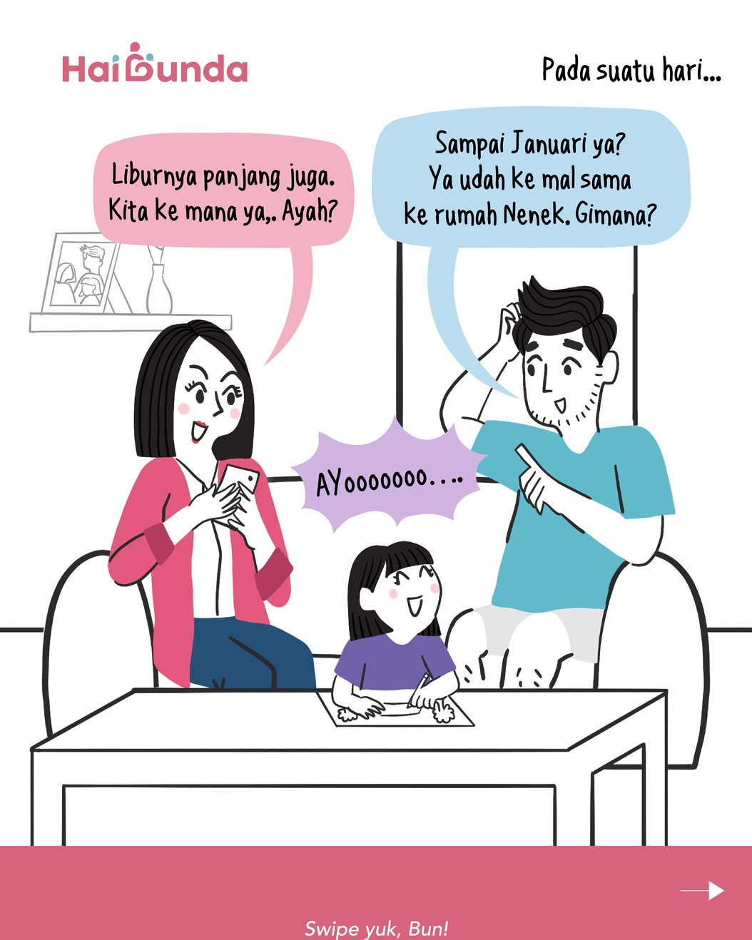 Liburan sekolah yang bertepatan dengan libur Natal dan Tahun Baru ini membuat Bubun dan Ayah bingung mau ajak Kakak kemana lagi&period; Urusan dompet udah bokek nih&period;