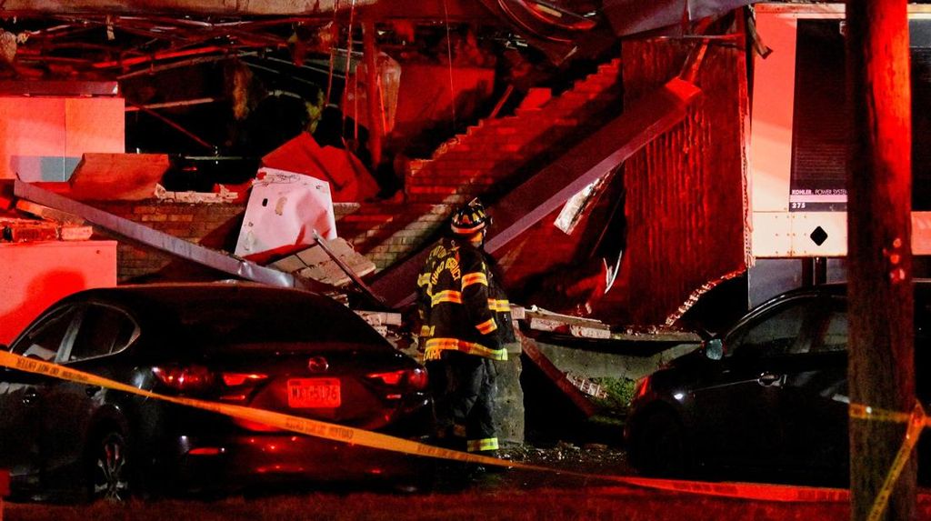 FOTO: Situasi Usai Ledakan Panti Jompo yang Tewaskan 2 Orang