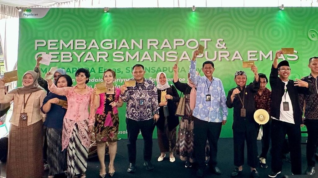 Pegadaian Jabar Luncurkan 1.900 Tabungan Emas di SMAN 1 Pusakanagara