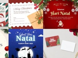 20 Link Kartu Ucapan Natal 2025 dan Tahun Baru 2026 Beserta Kata-katanya