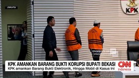 VIDEO: KPK Amankan Barang Bukti Korupsi Bupati Bekasi