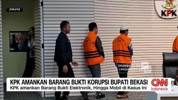 VIDEO: KPK Amankan Barang Bukti Korupsi Bupati Bekasi
