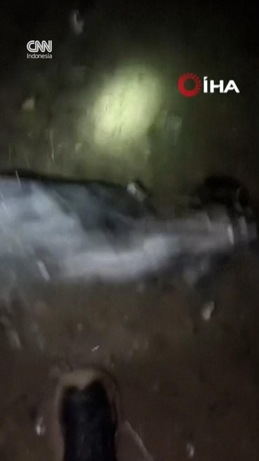 Penampakan Puing Pesawat Panglima Militer Libya yang Jatuh Di Turki