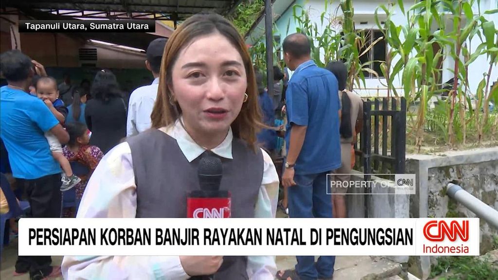 VIDEO: Persiapan Korban Banjir Rayakan Natal di Pengungsian