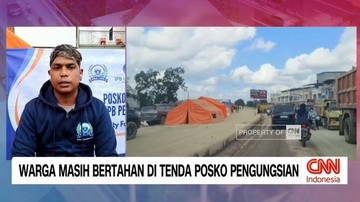 VIDEO: Warga Masih Bertahan di Tenda Posko Pengungsian