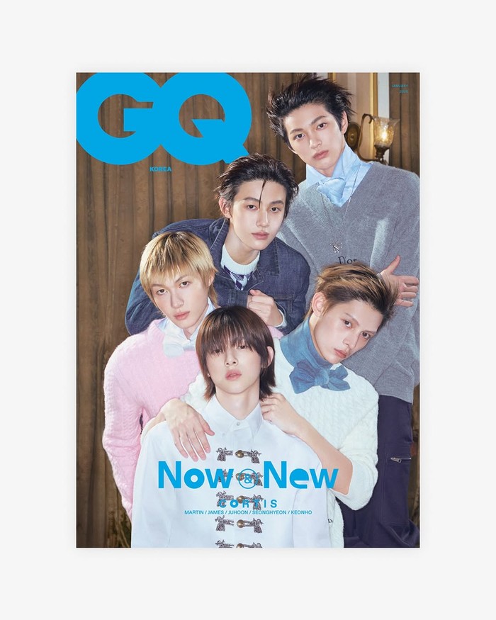 Boy Group terbaru HYBE Labels yakni CORTIS siap menampilkan beragam pesona baru dan sinergi yang lebih kuat di tahun 2026 mendatang yang diawali dengan kebersamaan grup di sampul majalah GQ Korea./ Foto: instagram.com/gq_korea