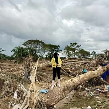 Salurkan Ribuan Bantuan, Novi Rizky Ungkap Kondisi Miris Sumatera Utara dan Aceh