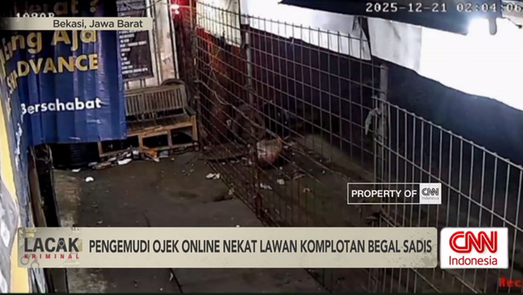 VIDEO: Pengemudil Ojol Nekat Lawan Komplotan Begal Sadis