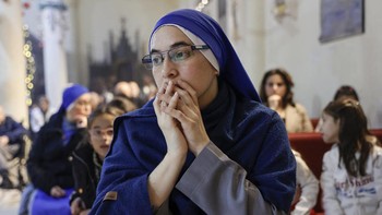 FOTO: Suasana Misa Natal di Gaza