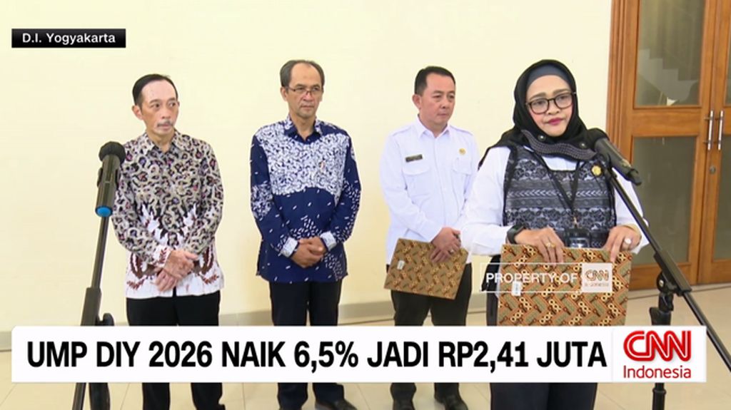 VIDEO: UMP DIY 2026 Naik 6,5% Jadi RP.2,41 Juta