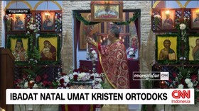 VIDEO: Ibadat Natal Umat Kristen Ortodoks