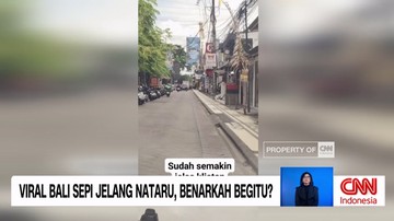 VIDEO: Viral Bali Sepi Jelang Natal, Benarkah Begitu?