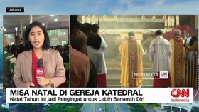 VIDEO: Suasana Terkini Misa Natal di Gereja Katedral Jakarta