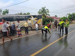 Bus SAN Tabrak Mobil Boks Ekspedisi di Jalinsum Jambi, Satu Sopir Tewas