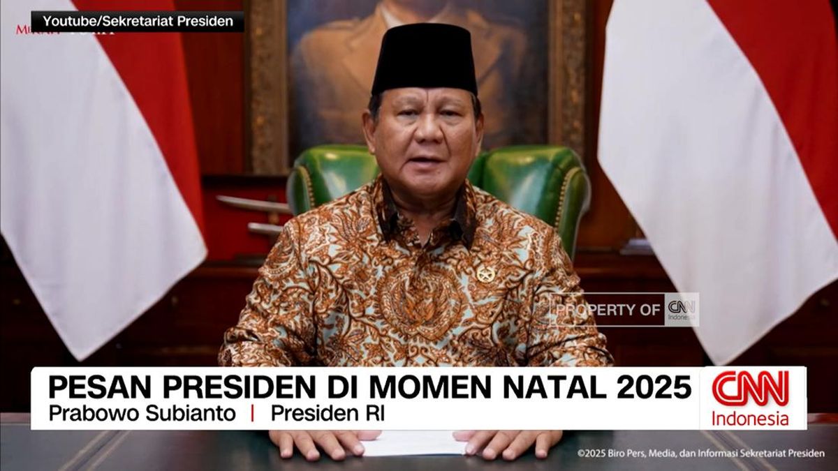 VIDEO: Pesan Presiden di Momen Natal 2025