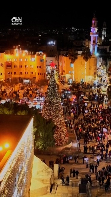 Suka Cita Natal Berpendar di Betlehem, Perdana dalam 2 Tahun