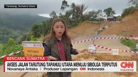 VIDEO: Akses Jalan Tarutung Tapanuli Utara Menuju Sibolga Terputus