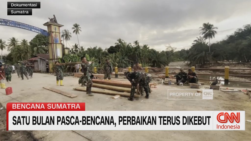 VIDEO: Satu Bulan Pasca-Bencana, Perbaikan Terus Dikebut