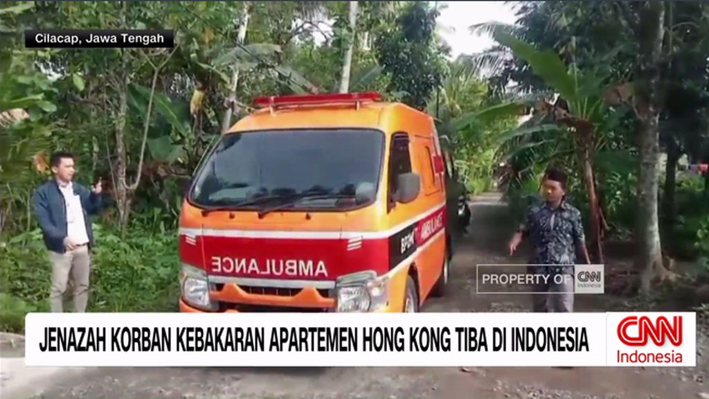 VIDEO: Jenazah Korban Kebakaran Apartemen Hong Kong Tiba di Indonesia