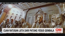 VIDEO: Patung Yesus dari Kayu Jati Jepara Raup Ratusan Juta Rupiah