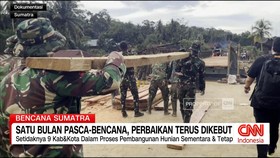 VIDEO: Satu Bulan Pascabencana, Perbaikan Terus Dikebut