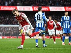 Arsenal Unggul 1-0 atas Brighton di Babak I