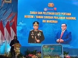 Tangis Marsini Pecah Saat Peletakan Batu Museum Marsinah di Nganjuk