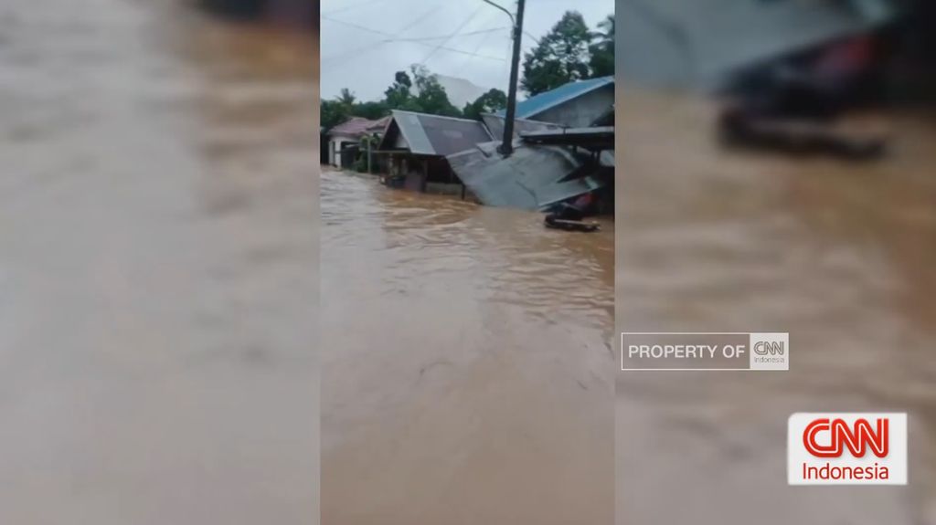 VIDEO: Banjir Bandang Terjang Balangan, Warga Selamatkan Diri