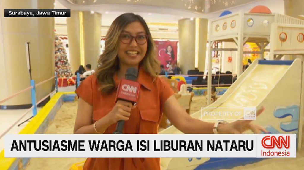 VIDEO: Antusiasme Warga Isi Liburan Nataru