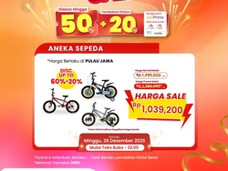 Sepeda Diobral Jadi Cuma Segini di Transmart Full Day Sale