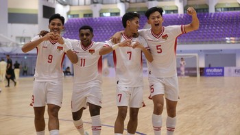 FOTO: Timnas Futsal Indonesia U-19 Tangguh Lumat Vietnam