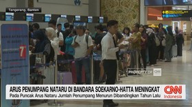 VIDEO: Arus Penumpang Nataru di Bandara Soekarno-Hatta Meningkat