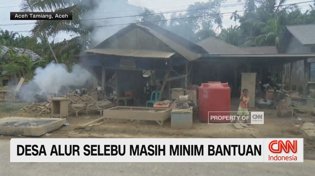VIDEO: Sebulan Pascabanjir, Bantuan Masih Minim di Desa Alur Selebu