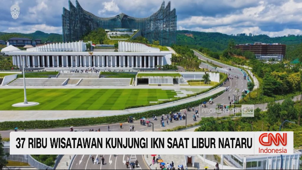 VIDEO: 37 Ribu Wisatawan Kunjungi IKN Saat Libur Nataru