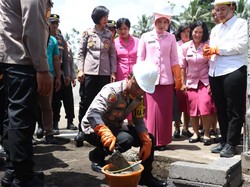 Kapolres Gianyar Groundbreaking Pembangunan SPPG di Desa Sanding